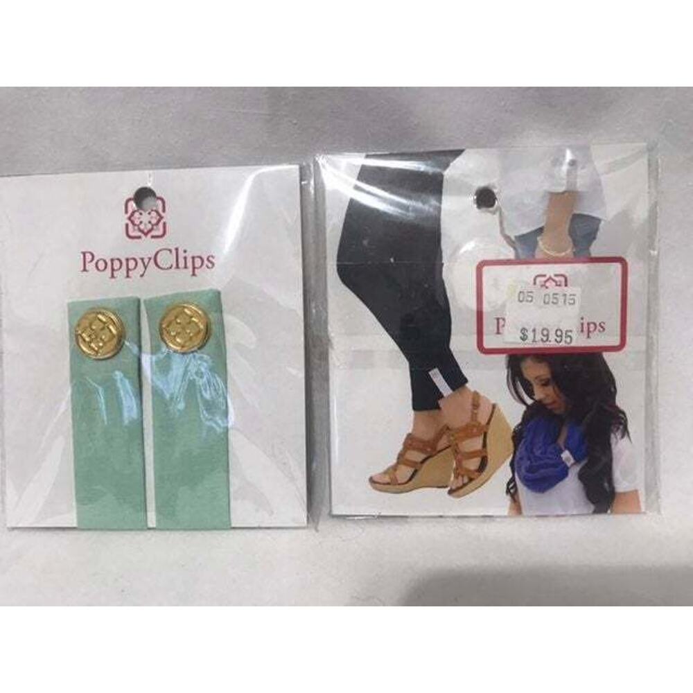PoppyClips Sleeve Shortener Clips Bundle Decorative Fashion Accessory New